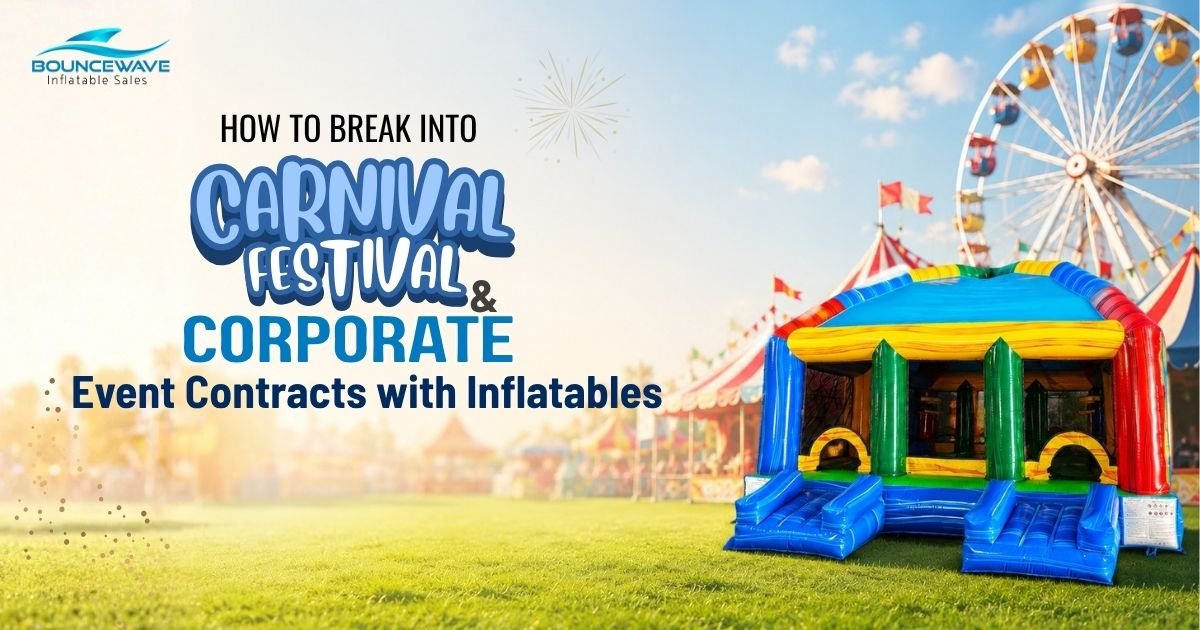 How to Break Into Carnival, Festival & Corporate Event Contracts with Inflatables - BounceWave Inflatable Sales