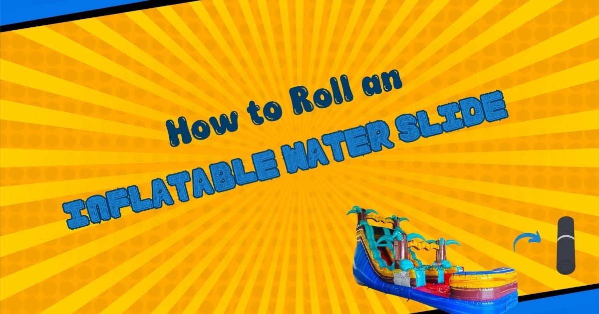How to Roll an Inflatable Water Slide - BounceWave Inflatable Sales