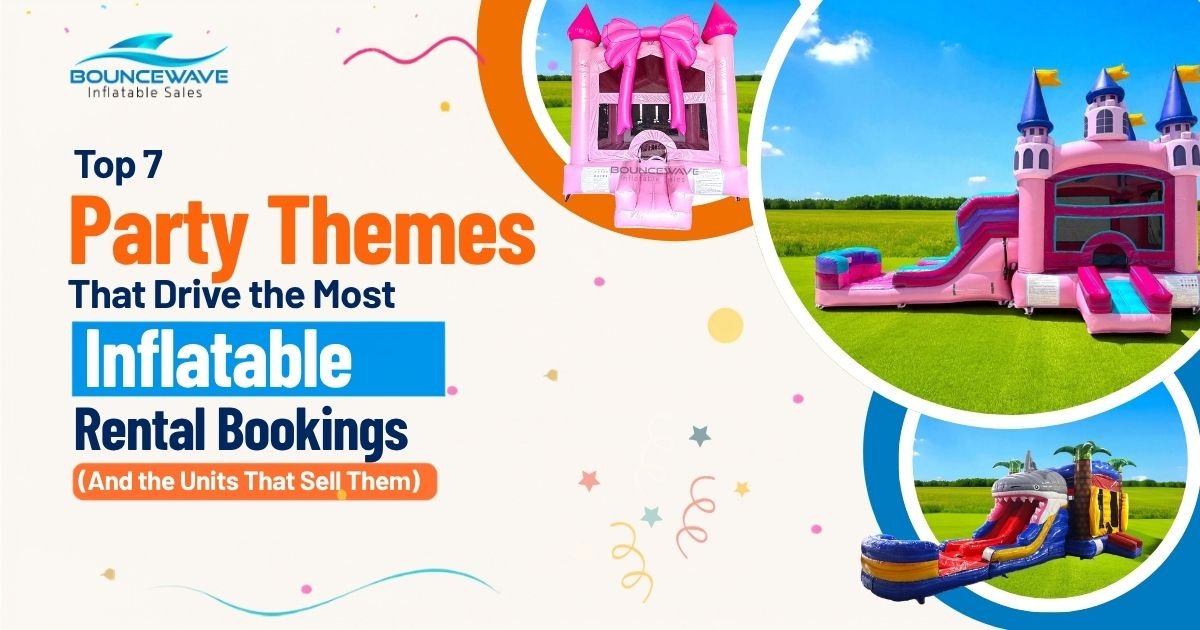 Top 7 Party Themes That Drive the Most Inflatable Rental Bookings - BounceWave Inflatable Sales