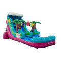 15ft Summer Luau Single Lane Water Slide
