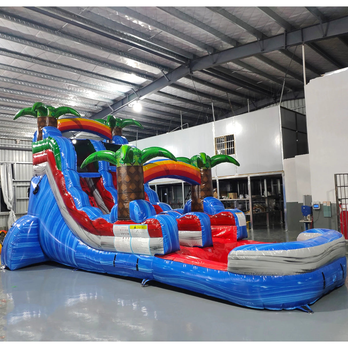 15ft Baja Splash Commercial Single Lane Inflatable Water Slide ...
