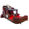 15ft Brown Marble Rodeo Rush Dual Lane Water Slide – Center Climb