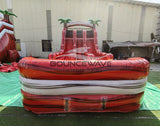 15ft Buccaneer Bay Dual Lane Water Slide – Center Climb - BounceWave Inflatable Sales