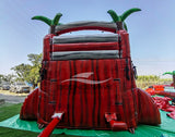 15ft Buccaneer Bay Dual Lane Water Slide – Center Climb - BounceWave Inflatable Sales