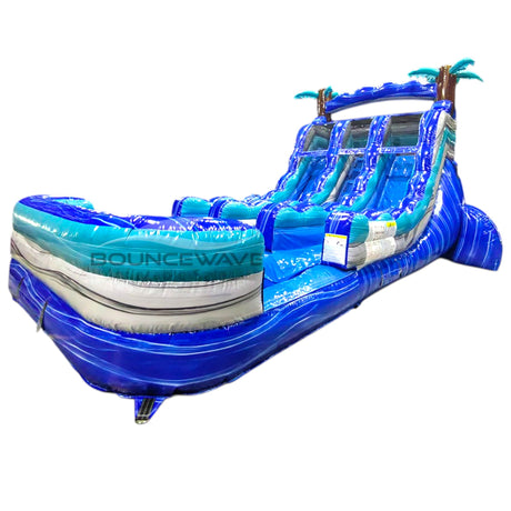 15ft Cayman Crush Dual Lane Water Slide – Center Climb