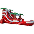 15ft Crimson Bay Single Lane Water Slide