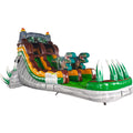 15ft Dino Dive Single Lane Water Slide