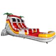 15ft Fire Island Dual Lane Center Climb Inflatable Water Slide - BounceWave Inflatable Sales