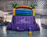 15ft Goombay Splash Dual Lane Center Climb Inflatable Water Slide - BounceWave Inflatable Sales