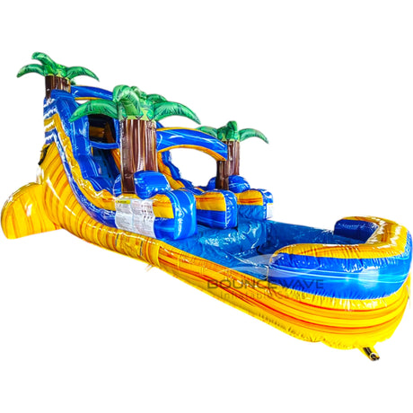 15ft Lava Falls Commercial Single Lane Inflatable Water Slide - BounceWave Inflatable Sales