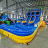 15ft Lava Falls Dual Lane Center Climb Inflatable Water Slide - BounceWave Inflatable Sales