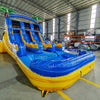 15ft Lava Falls Dual Lane Center Climb Inflatable Water Slide - BounceWave Inflatable Sales