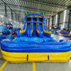 15ft Lava Falls Dual Lane Center Climb Inflatable Water Slide - BounceWave Inflatable Sales