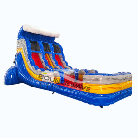 15ft Rip Curl Dual Lane Water Slide – Center Climb - BounceWave Inflatable Sales