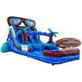 15ft South Beach Dual Lane Water Slide – Center Climb