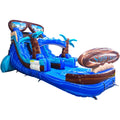 15ft South Beach Single Lane Water Slide