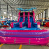 15ft Supernova Splash Dual Lane Center Climb Inflatable Water Slide - BounceWave Inflatable Sales