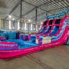 15ft Supernova Splash Dual Lane Center Climb Inflatable Water Slide - BounceWave Inflatable Sales