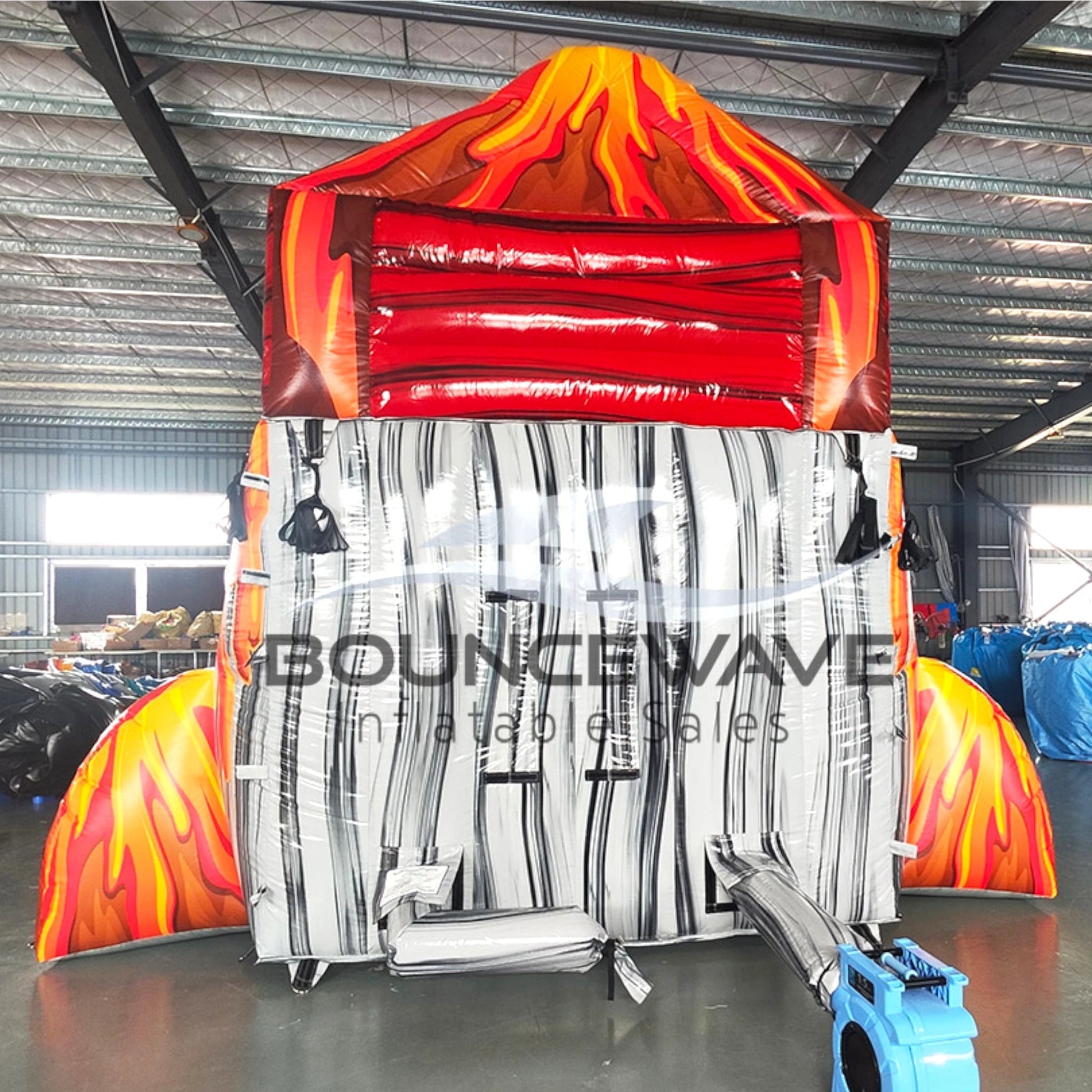 15ft Tiki Volcano Commercial Single Lane Inflatable Water Slide