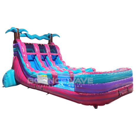 15ft UltraShock Dual Lane Water Slide – Center Climb - BounceWave Inflatable Sales