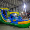 16ft Tiki Shot Commercial Single Lane Inflatable Water Slide - BounceWave Inflatable Sales