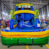 16ft Tiki Shot Commercial Single Lane Inflatable Water Slide - BounceWave Inflatable Sales