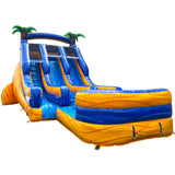 16ft Lava Falls Dual Lane Water Slide - PowerSplash