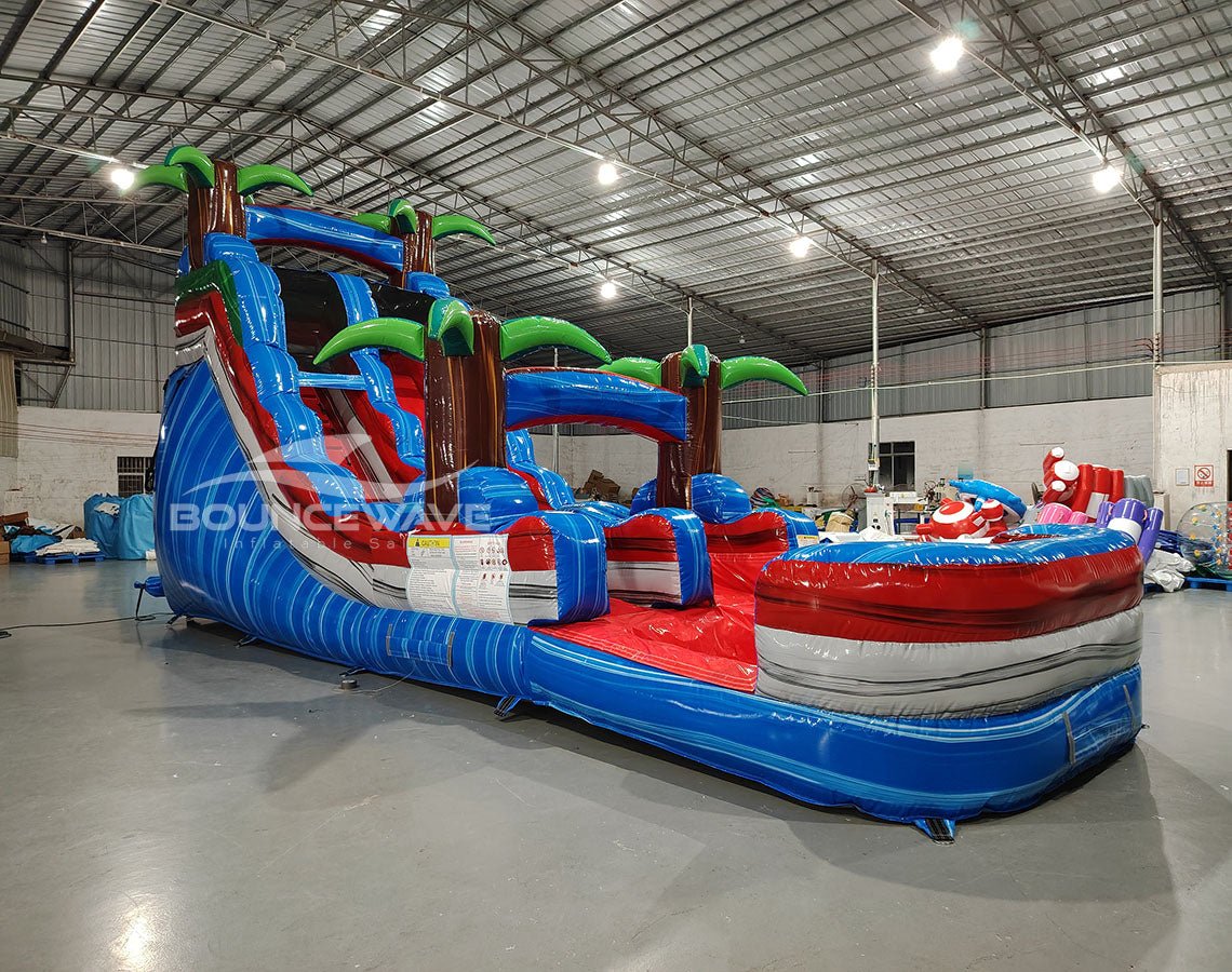 Big Splash Inflatable 17ft Baja Splash Slim Single Lane Water Slide