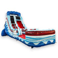 17ft Star Spangled Splash Single Lane Water Slide
