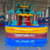 17ft Tropic Shock Slim Single Lane Inflatable Water Slide - BounceWave Inflatable Sales