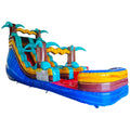 17ft Tropic Shock Single Lane Water Slide