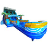 18ft Akua Falls Hybrid DL Inflatable Water Slide - BounceWave Inflatable Sales