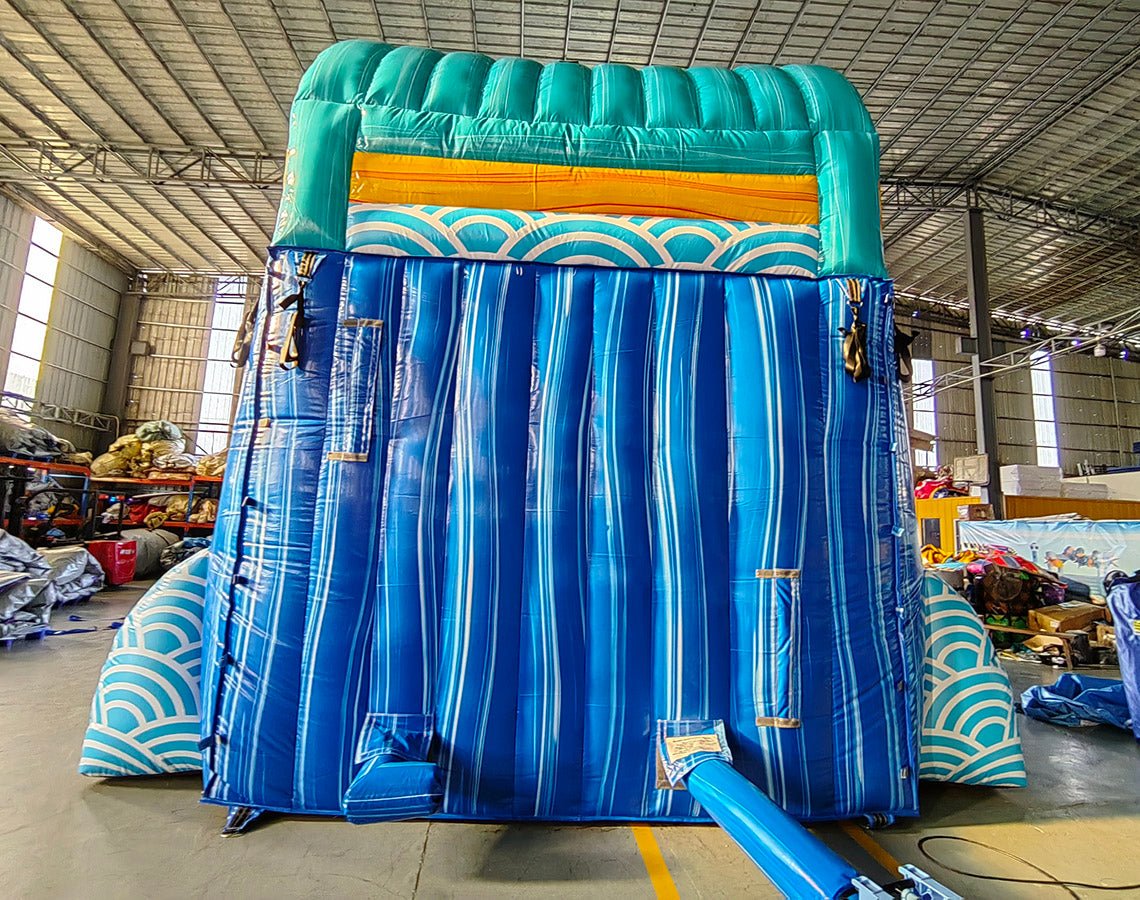 18ft Akua Falls Hybrid DL Inflatable Water Slide - BounceWave Inflatable Sales