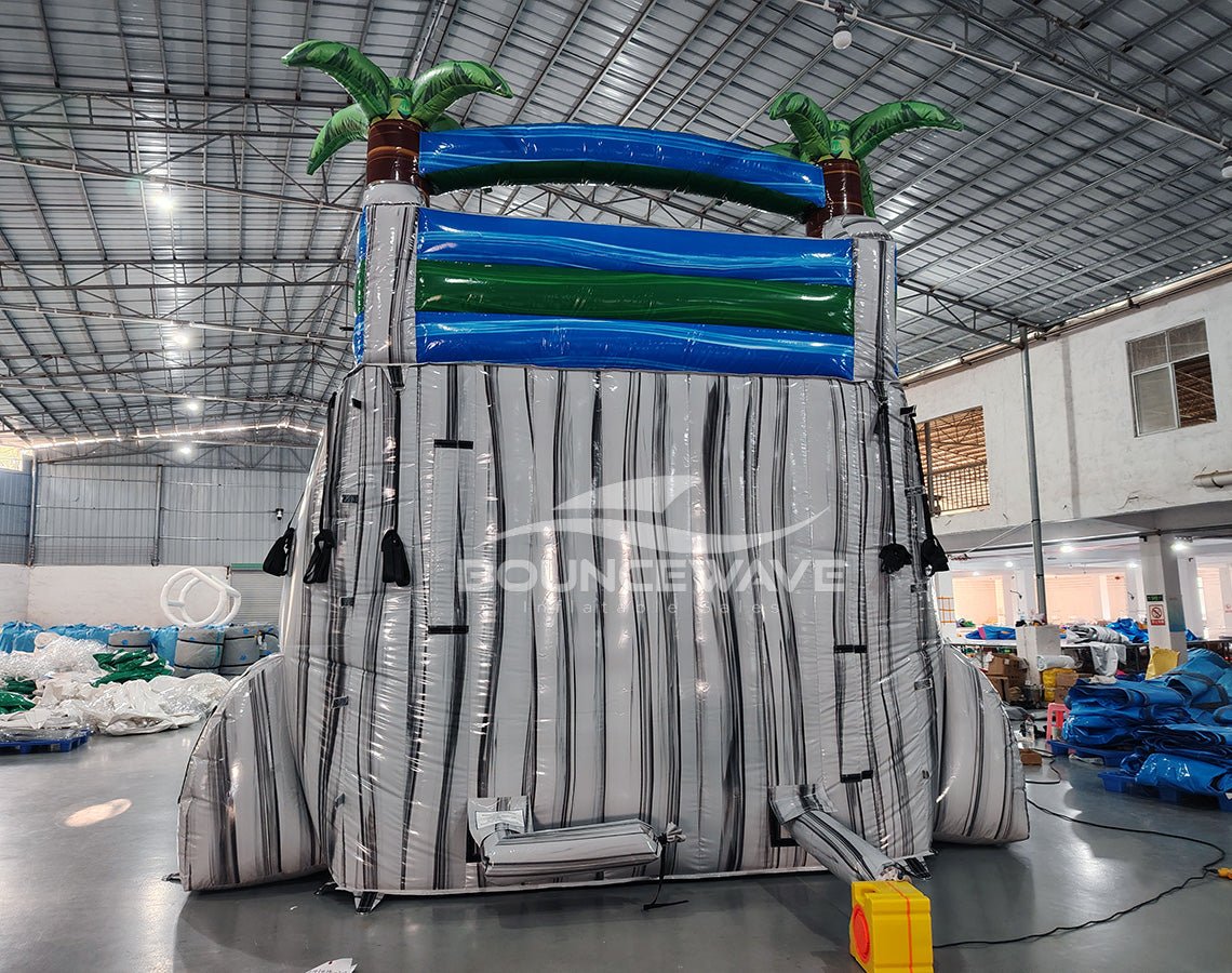 18ft Aloha Splash Dual Lane Water Slide – Center Climb
