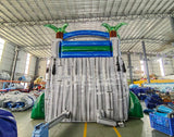 18ft Aloha Splash Hybrid Dual Lane Inflatable Water Slide - BounceWave Inflatable Sales