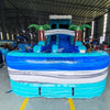 18ft Bahama Wave SL Water Slide with Inflated Splash Pad - BounceWave Inflatable Sales