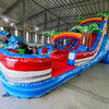 18ft Baja Splash Commercial Single Lane Inflatable Water Slide - BounceWave Inflatable Sales