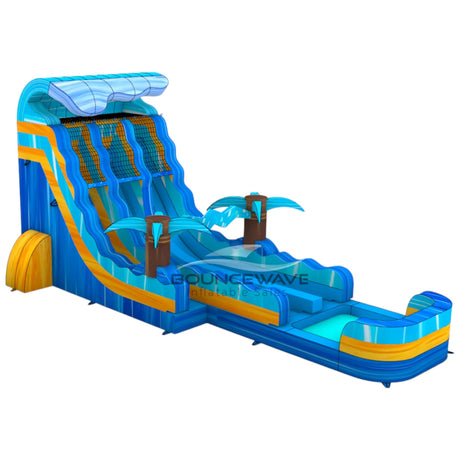 18ft Bimini Wave Dual Lane Hybrid Water Slide - BounceWave Inflatable Sales