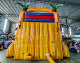 18ft Fiesta Fire Hybrid Dual Lane Inflatable Water Slide - BounceWave Inflatable Sales