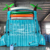 18ft Fiji Falls Dual Lane Center Climb Inflatable Water Slide - BounceWave Inflatable Sales