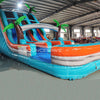 18ft Fiji Falls Dual Lane Center Climb Inflatable Water Slide - BounceWave Inflatable Sales