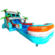 18ft Fiji Falls Hybrid Dual Lane Inflatable Water Slide - BounceWave Inflatable Sales
