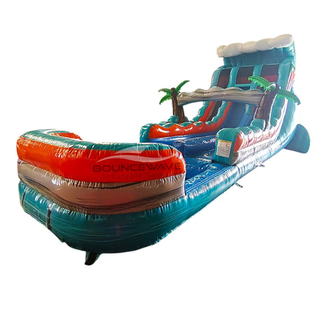 18ft Fiji Wave Dual Lane Water Slide – Hybrid - BounceWave Inflatable Sales