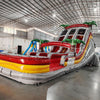 18ft Fire Island Dual Lane Center Climb Inflatable Water Slide - BounceWave Inflatable Sales