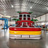 18ft Fire Island Dual Lane Center Climb Inflatable Water Slide - BounceWave Inflatable Sales