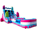 18ft Freeze Pop Falls Dual Lane Water Slide – Hybrid