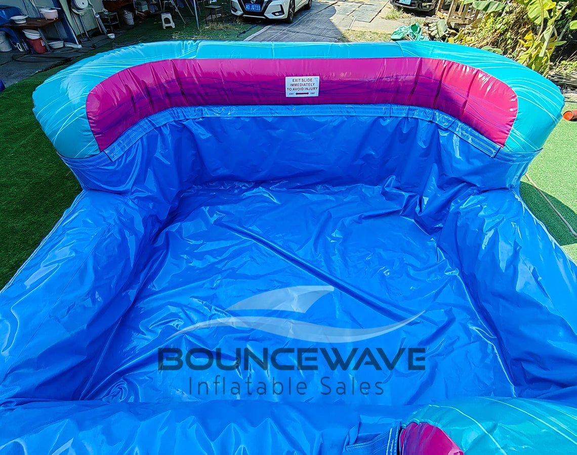 18ft Freeze Pop Falls Single Lane Water Slide - BounceWave Inflatable Sales