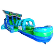 18ft GameFly Dual Lane Hybrid Inflatable Water Slide - BounceWave Inflatable Sales