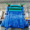 18ft Island Drop Hybrid Dual Lane Inflatable Water Slide - BounceWave Inflatable Sales