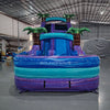 18ft Purple Plunge Commercial Single Lane Inflatable Water Slide - BounceWave Inflatable Sales